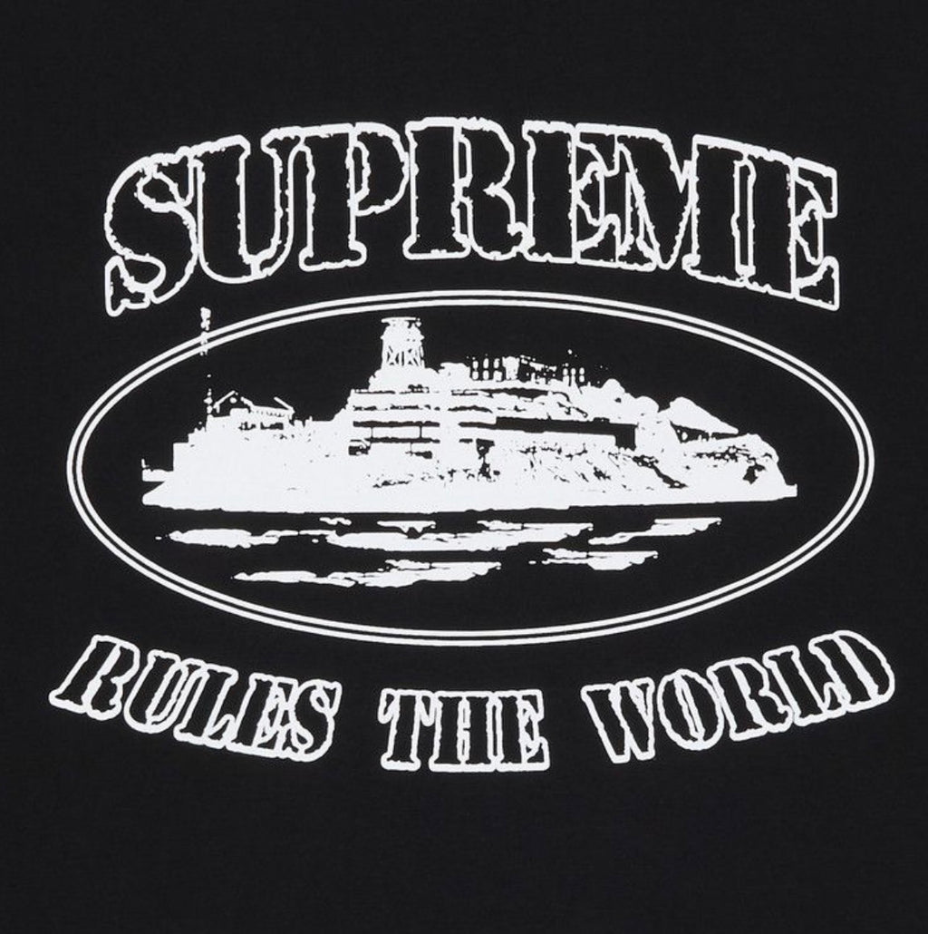 BLACK SUP CORT TEE