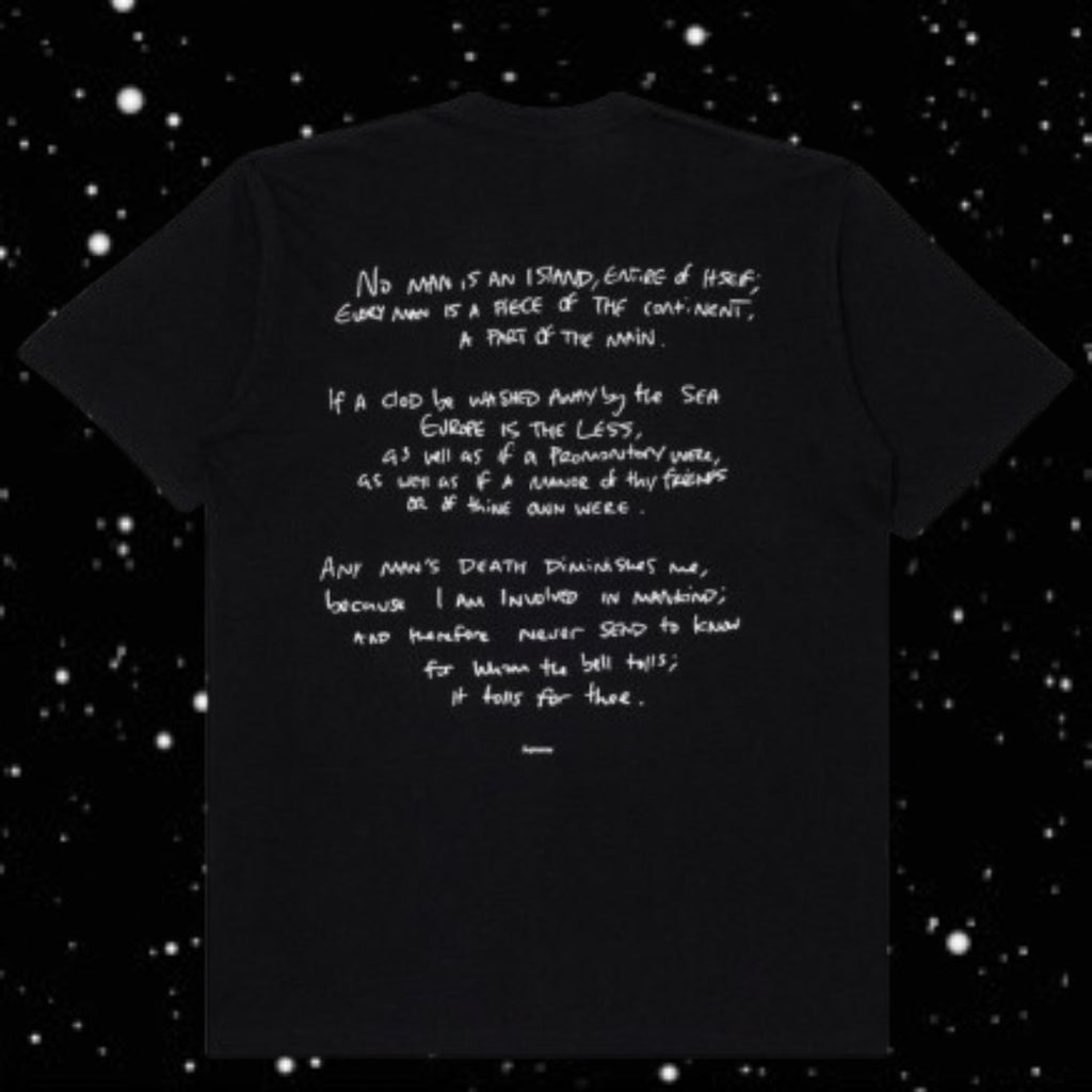 BLACK SUP CORT TEE