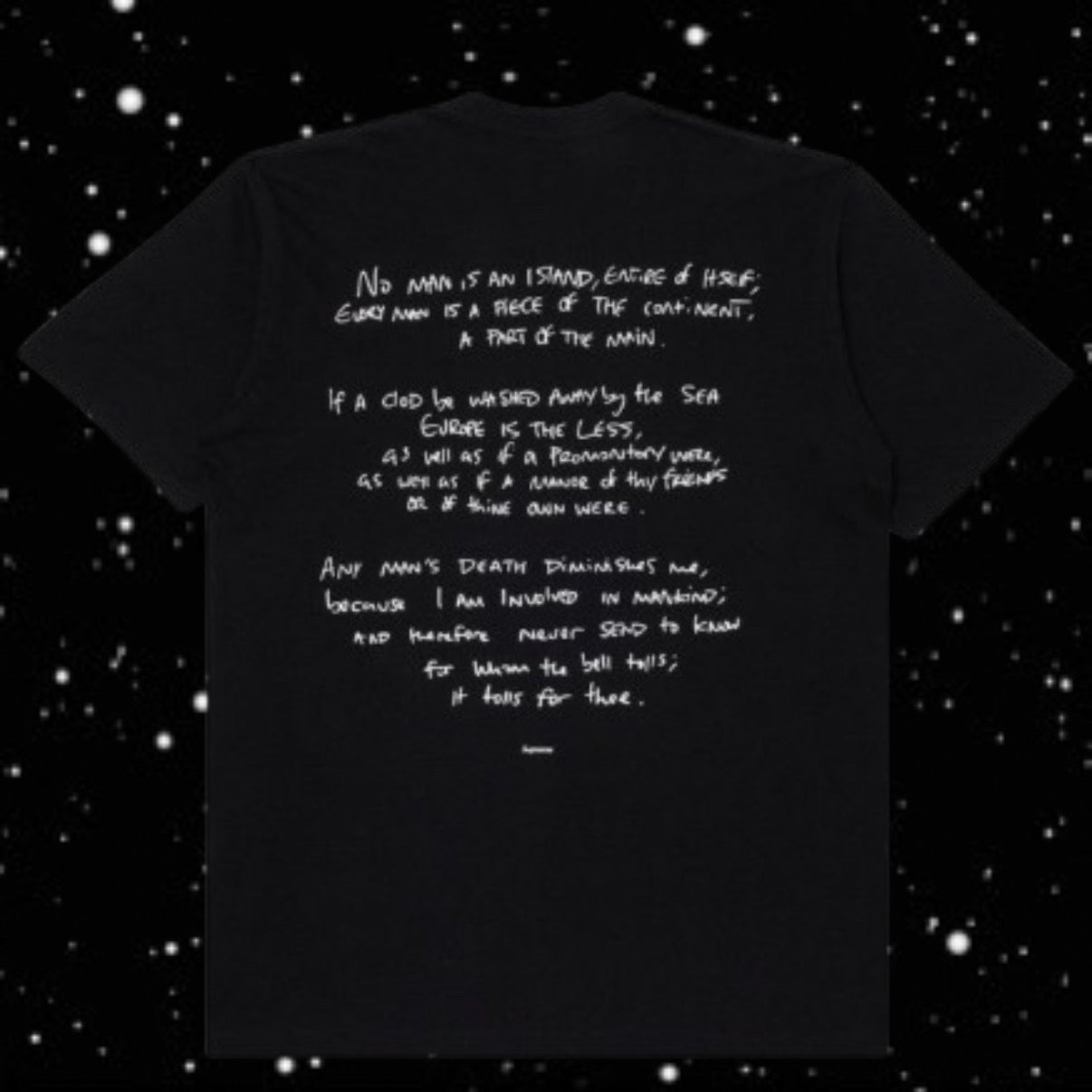 BLACK SUP CORT TEE