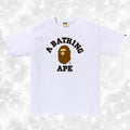 WHITE BAP COLLEGE TEE