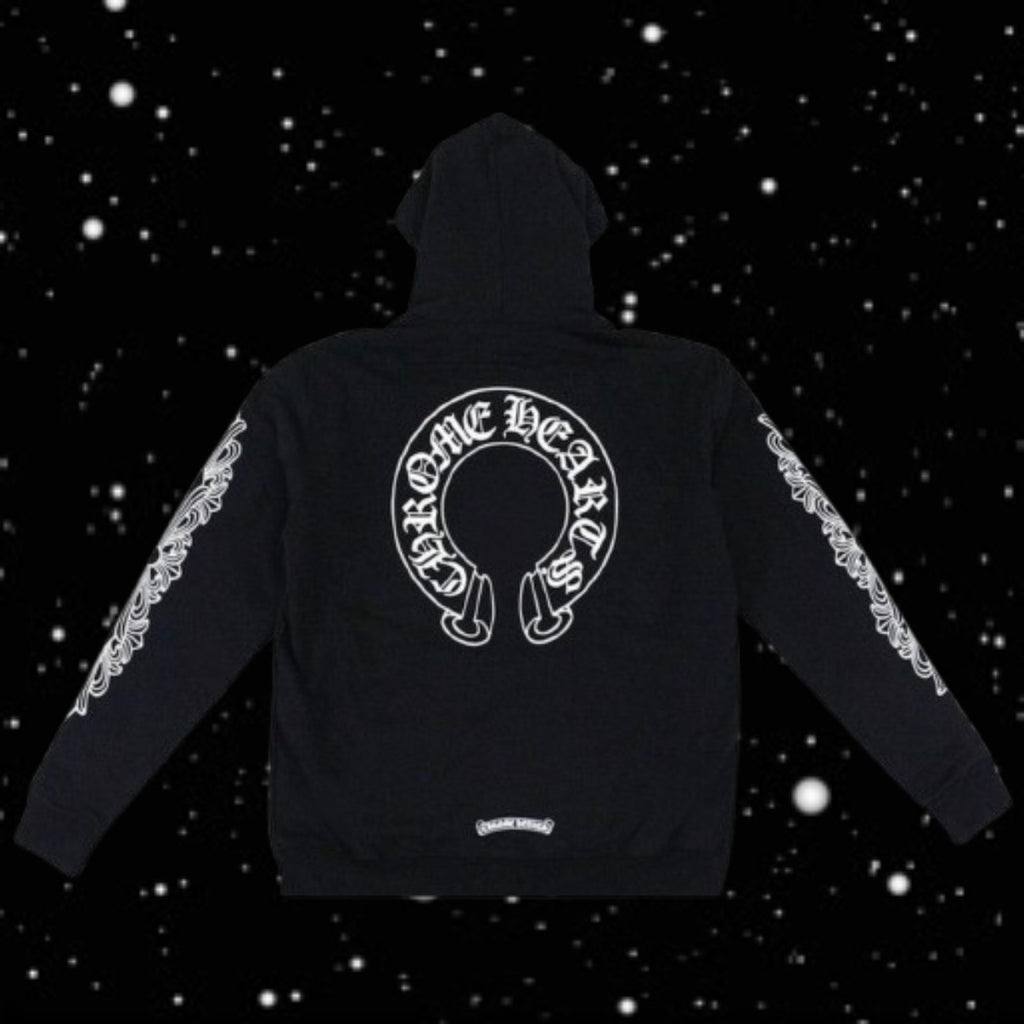 BLACK HORSESHOE ZIP-UP