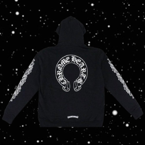 BLACK HORSESHOE ZIP-UP