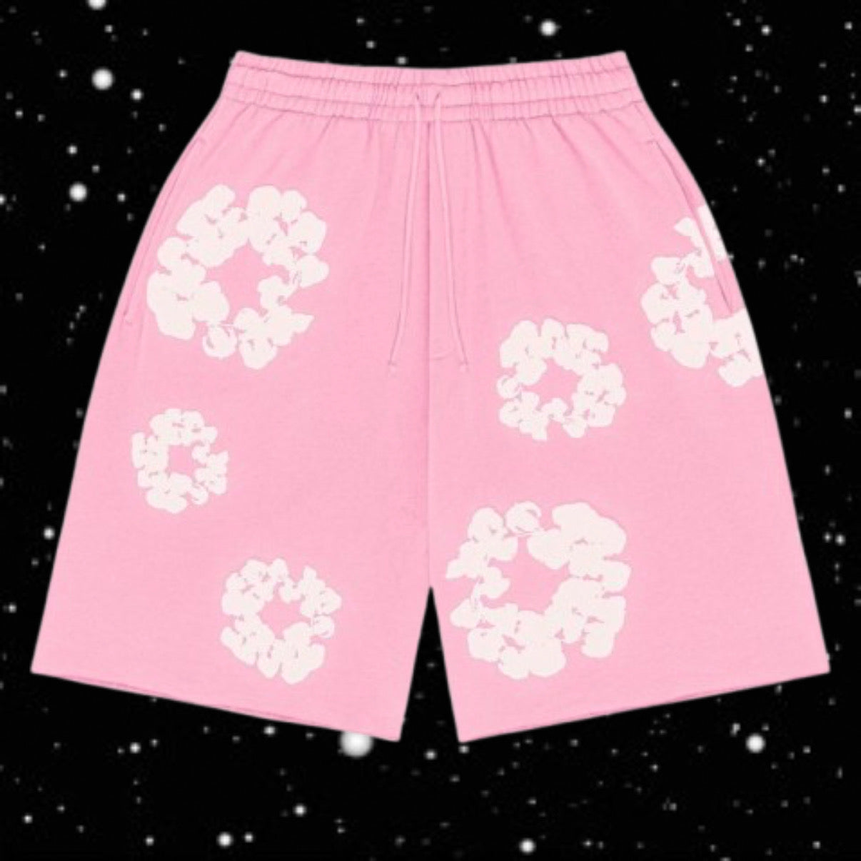 PINK DEMIM SHORTS