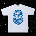 WHITE BLUE BAP TEE