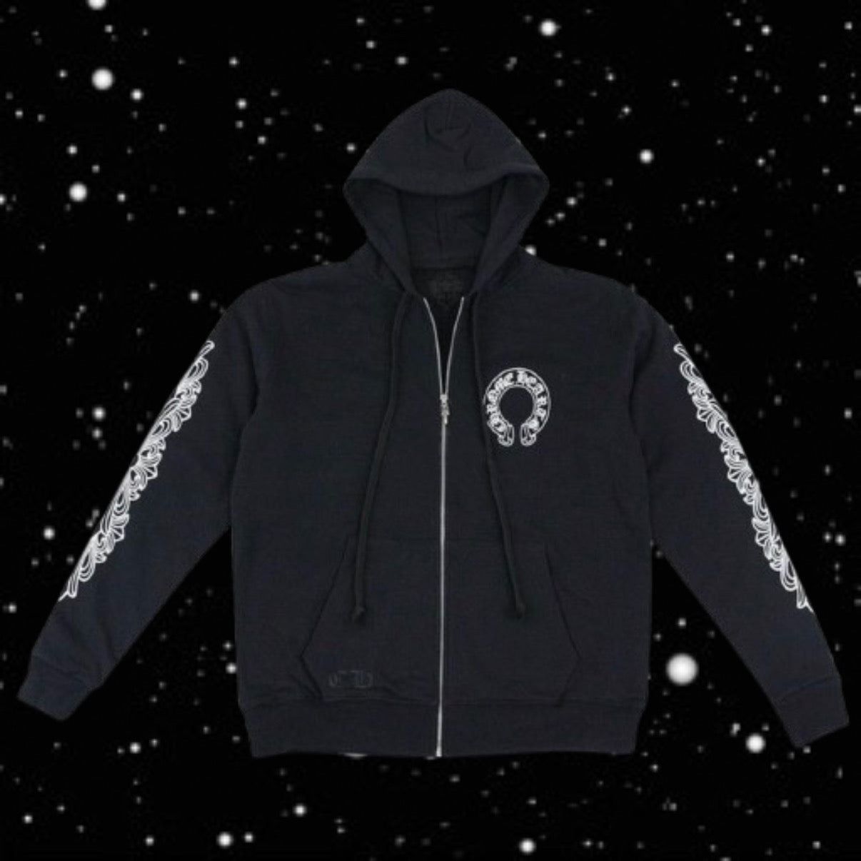BLACK HORSESHOE ZIP-UP