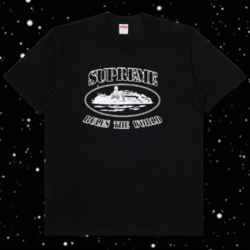 BLACK SUP CORT TEE