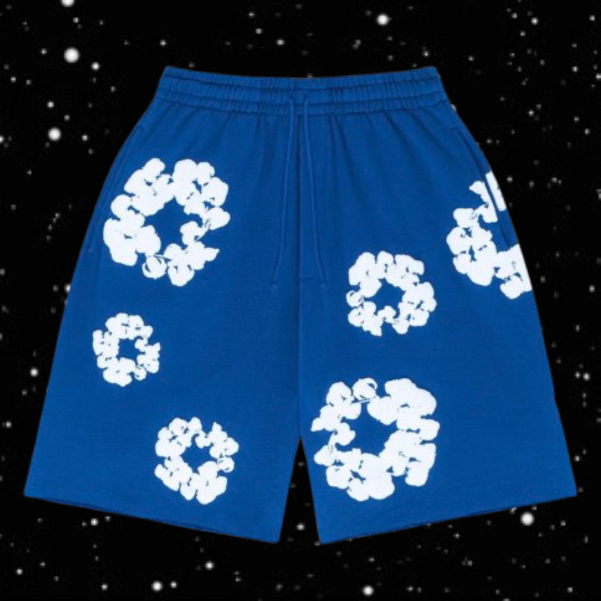 BLUE DENIM SHORTS