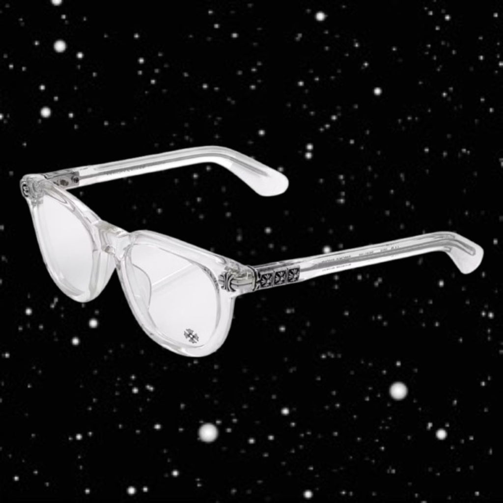 CLEAR CHROME GLASSES
