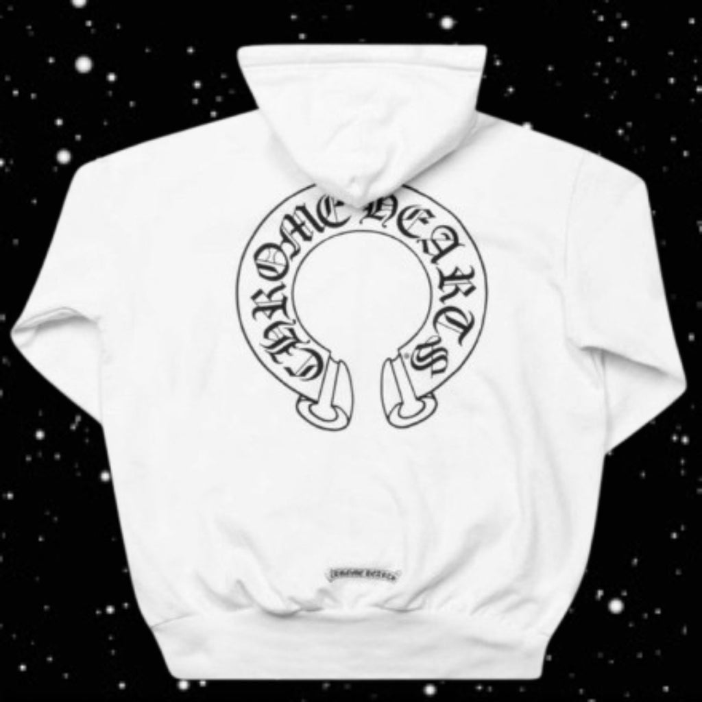 WHITE HORSESHOE ZIP-UP