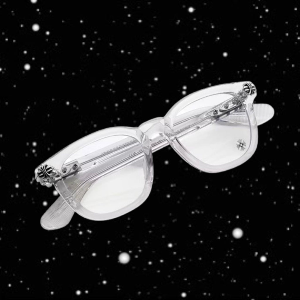 CLEAR CHROME GLASSES